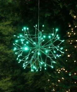Best deal 🥰 Alpine Corporation 16"H Indoor Holiday 3D Snowflake Hanging Ornament With LED Lights, Green ✨