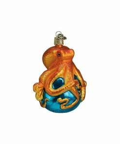 Best Pirce ๐งจ Old World ๐ Christmas Octopus Blown Glass Ornament ๐