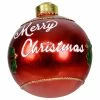 Best Pirce ⭐ Vickerman Company Vickerman 17" Red Merry 🎄 Christmas Ball Ornament 💯