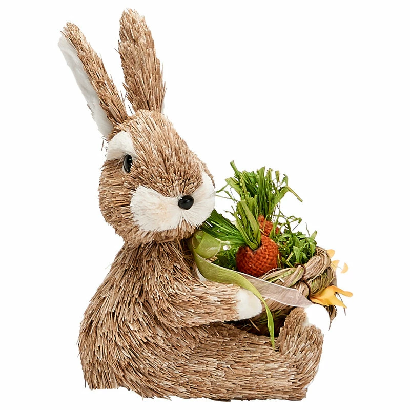 Cheap โ๏ธ WORTH IMPORTS 9" Sitting Bunny With Basket โญ