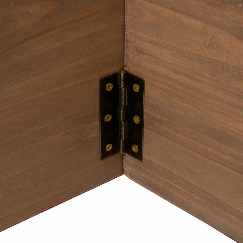 Cheapest 🛒 Glitzhome 22"L Red Wooden Tree Collar 👏 - Image 4