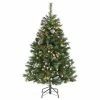 Budget 👏 GDFStudio 4.5' Mixed Spruce Artificial ❄ Christmas Tree, Pre-Lit Clear 👍