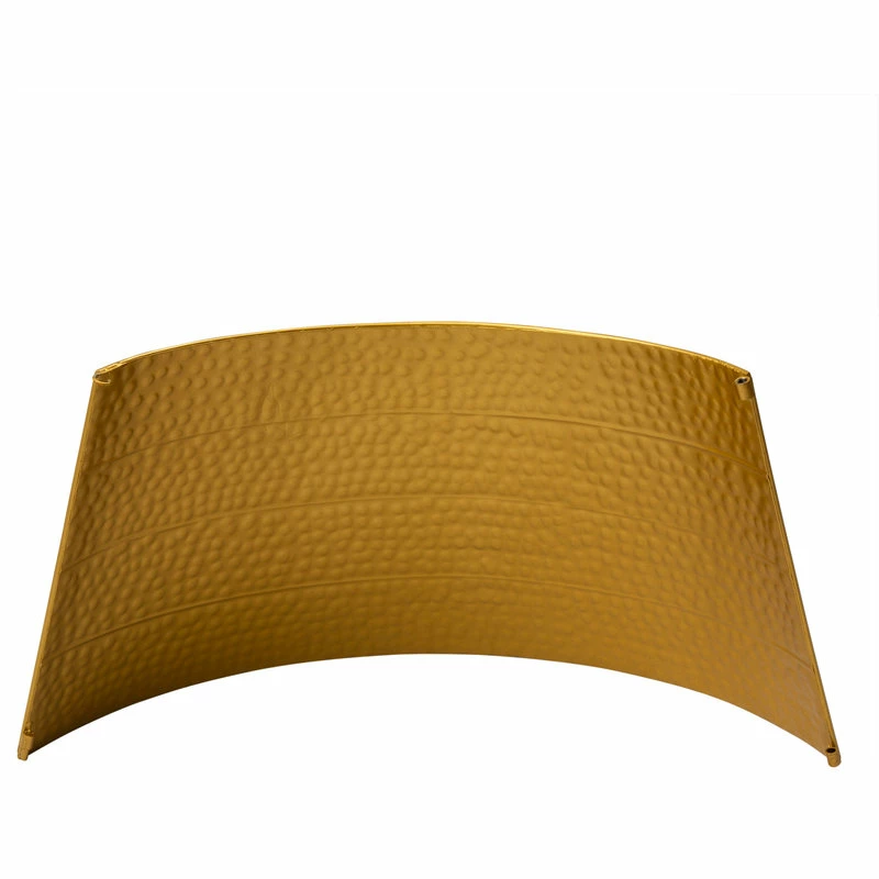 New 🥰 Glitzhome 26"D Golden 🔨 Hammered Metal Tree Collar 👏 - Image 5