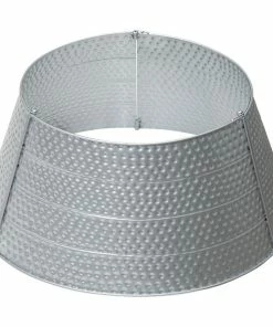 Budget 🛒 Glitzhome Sliver 🔨 Hammered Metal Tree Collar, 22"D 🌟