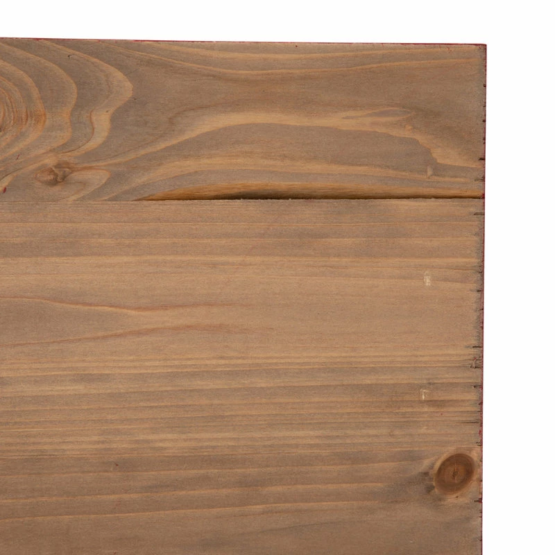 Cheapest 🛒 Glitzhome 22"L Red Wooden Tree Collar 👏 - Image 6