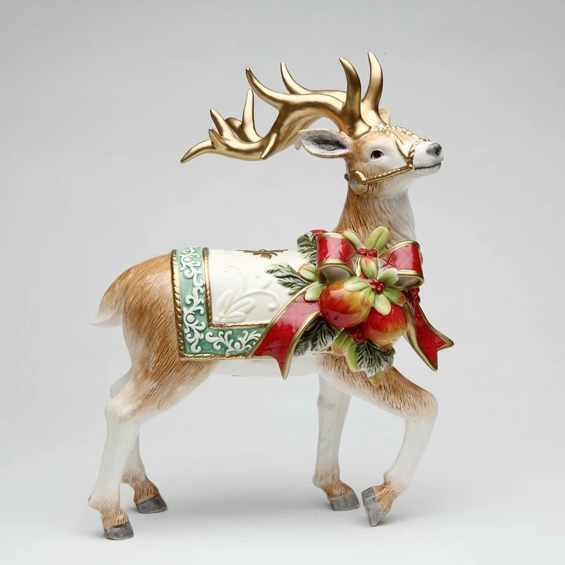 Cheap ๐ฏ Cosmos Gifts Corp. Victorian Harvest Reindeer Figurine ๐ - Image 2