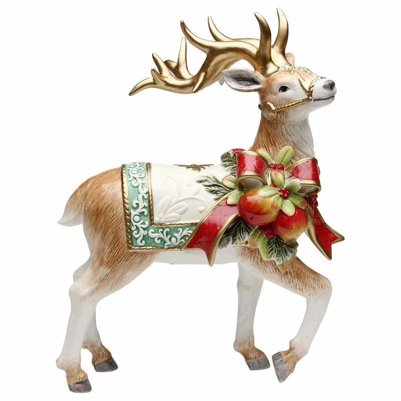 Cheap ๐ฏ Cosmos Gifts Corp. Victorian Harvest Reindeer Figurine ๐