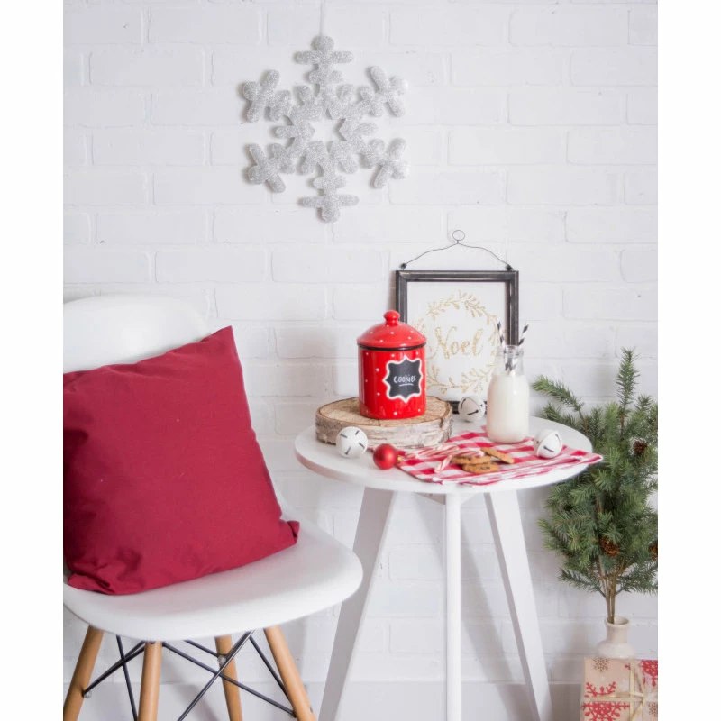 Outlet 🌟 Design Imports Hanging Foam Silver Snowflake, Set Of 2 🤩 - Image 5