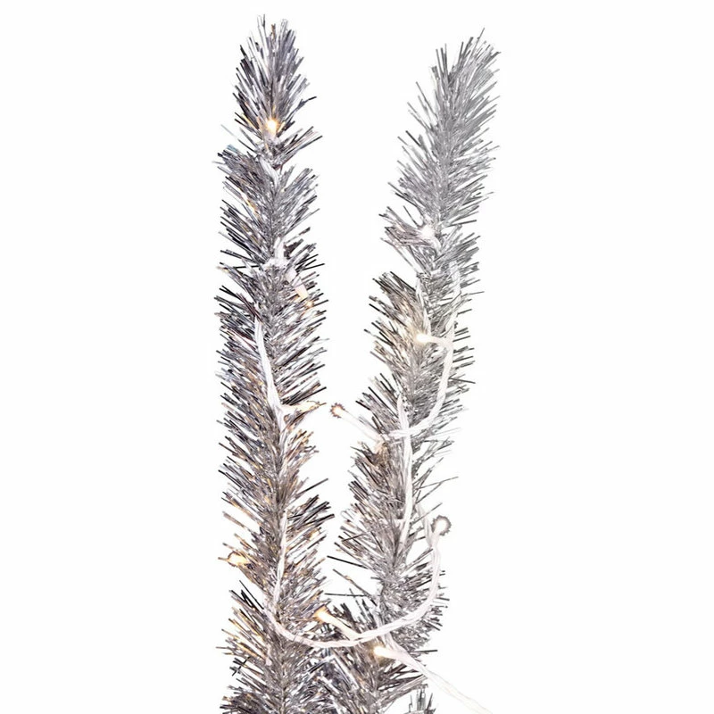 Budget โค๏ธ Vickerman Company Vintage Aluminum Artificial ๐ Christmas Tree , Warm White, 5' X 37" ๐ - Image 2