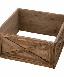 Discount 🔥 Glitzhome 22.09" Natural Wooden Tree Collar 😀