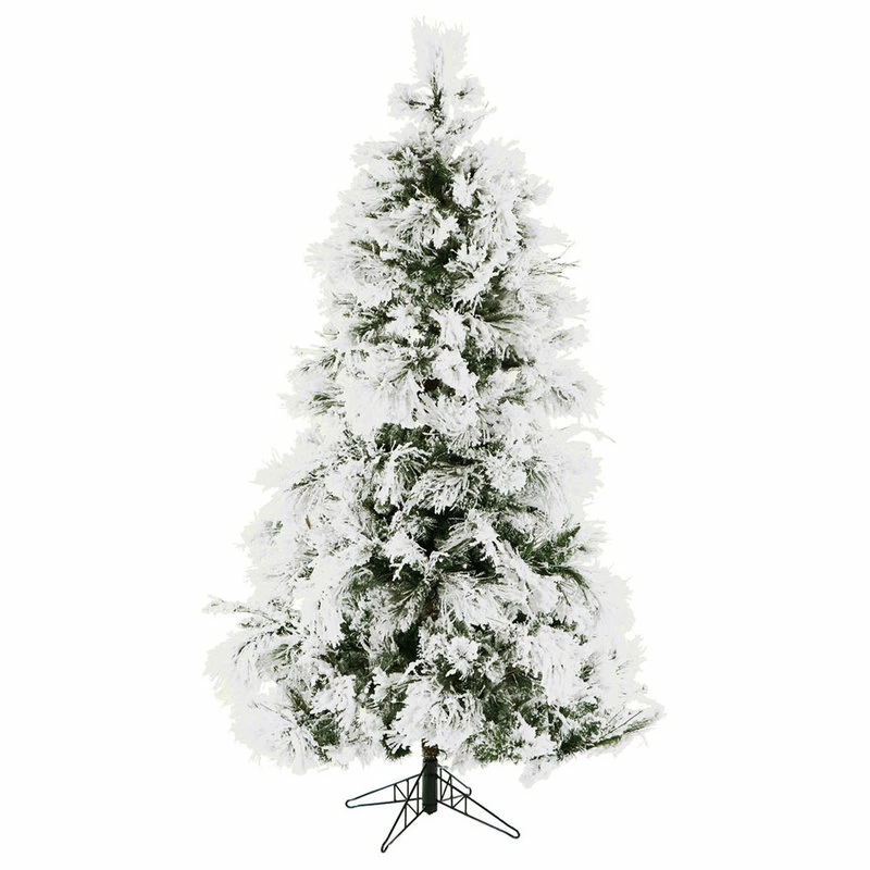 Deals ๐งจ Fraser Hill Farm Flocked Snowy Pine ๐ Christmas Tree, 12', Smart String Lights ๐ - Image 9