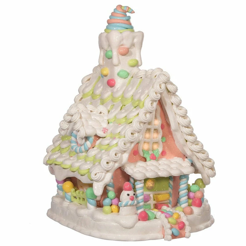 Coupon ๐ Kurt S. Adler, Inc. 12.5" Battery-Operated Light Up Pastel Gingerbread House ๐ - Image 2