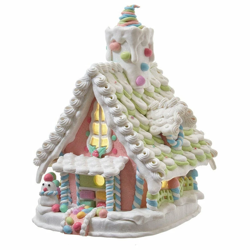 Coupon ๐ Kurt S. Adler, Inc. 12.5" Battery-Operated Light Up Pastel Gingerbread House ๐