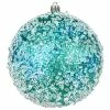 Outlet 🧨 Vickerman Company 8" Teal Glitter Hail Ball ⌛