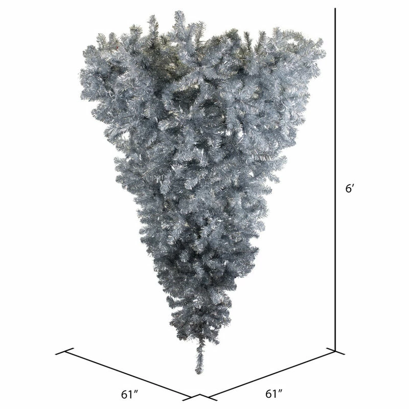 Top 10 โค๏ธ Vickerman Company 6' X 61" Silver Upside Down Half 879T โจ - Image 2