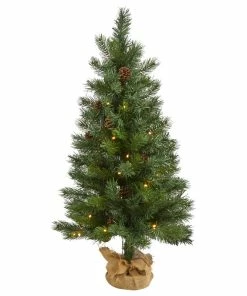 Best Pirce ๐ฅฐ Nearly Natural, Inc. 3' Fraser Fir Natural Look Artificial โ Christmas Tree With 50 Clear LED Lights ๐ฅ