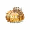 Best deal 🛒 Glitzhome Amber Crackle Glass Pumpkin 😉