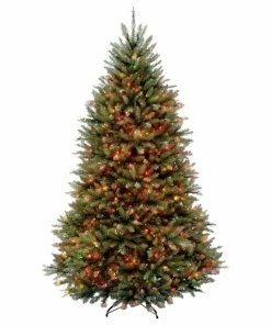 Top 10 ๐ฅ National Tree Company 7 1/2' Dunhill Fir Hinged Tree With 750 MULti Lights ๐