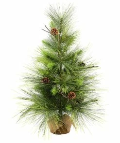 Budget 💯 Vickerman Company Boulder Pine Series Artificial 🎄 Christmas Tree , Unlit, 4' ✨