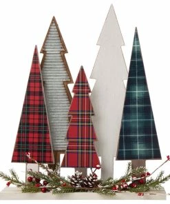Cheapest ✨ Glitzhome 14"H Wooden ❄ Christmas Tree Table Decor 🎁