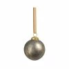 Wholesale 🛒 Zodax Rustic Metallic Glass Ball Ornaments, Silver, Set Of 6, 3" 🌟