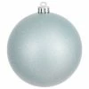 New 👏 Vickerman Company Vickerman 3" 🍬 Candy Ball Ornaments, UV Drilled, 12/Bag, Baby Blue ✨