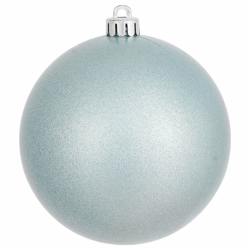 New 👏 Vickerman Company Vickerman 3" 🍬 Candy Ball Ornaments, UV Drilled, 12/Bag, Baby Blue ✨