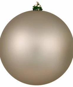 Cheapest 🔔 Vickerman Company Vickerman N593043DMV 12" Oat Matte Ball Ornament ✔️