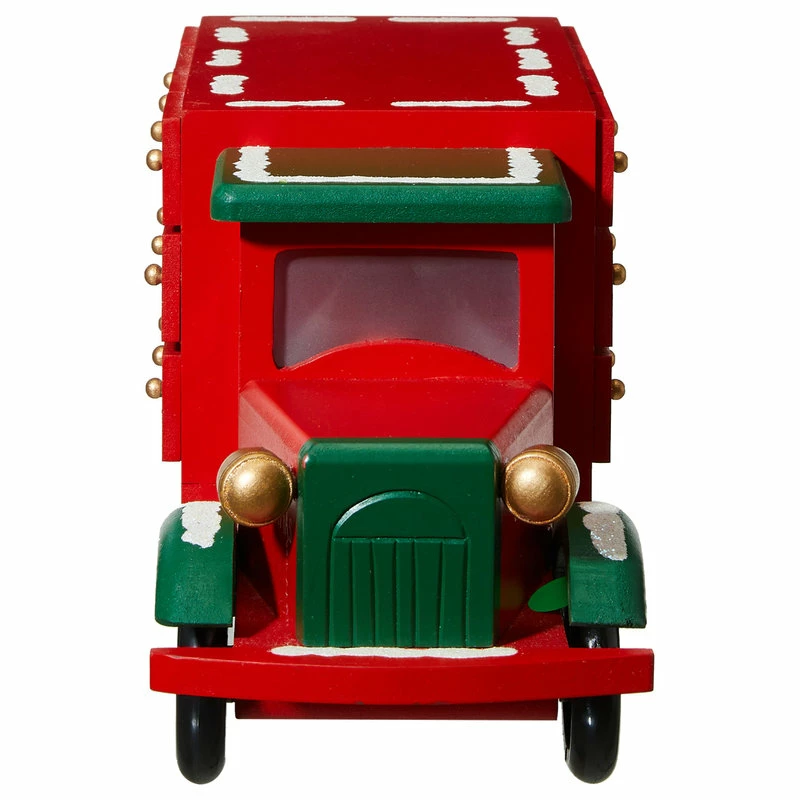 Brand new ✔️ Glitzhome 14.5"L Wooden 🎁 Christmas Truck Countdown ✔️ - Image 3