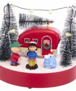 Brand new โ Kurt S. Adler, Inc. Kurt Adler 7" Battery-Operated Peanuts Musical Camper Scene Table Piece ๐งจ