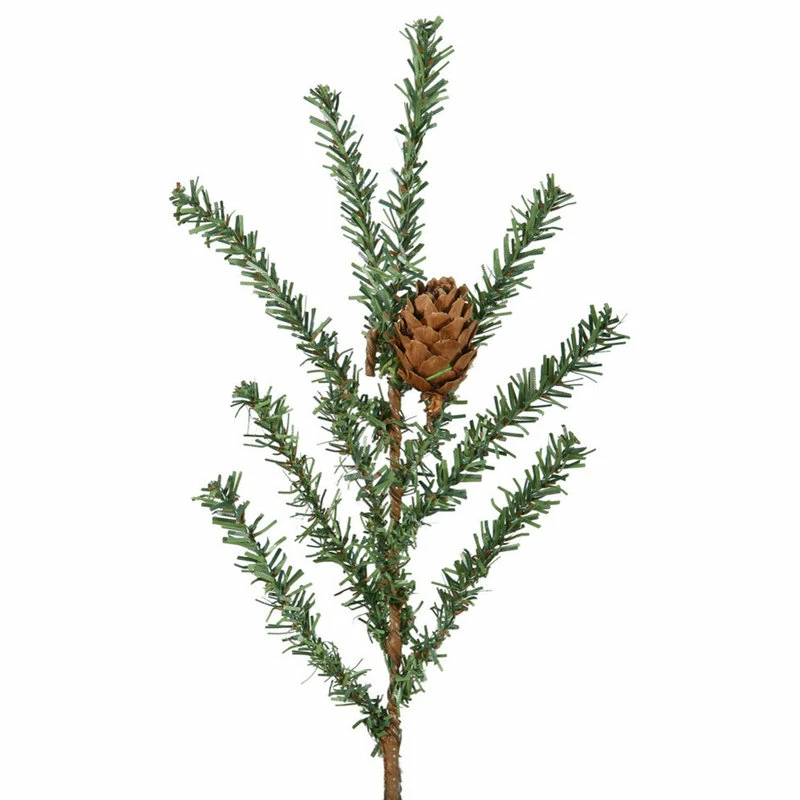 Best deal 🎉 Vickerman Company Vickerman Carmel Pine Tree With Pine Cones And Burlap Base, 18" ✨ - Image 3