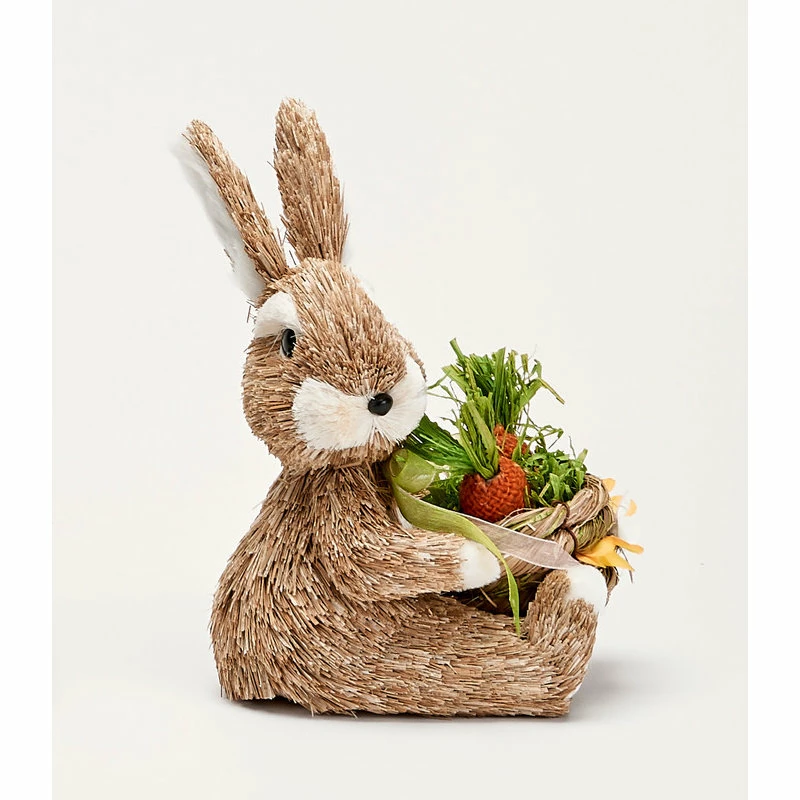 Cheap โ๏ธ WORTH IMPORTS 9" Sitting Bunny With Basket โญ - Image 2