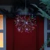 Buy 🤩 Alpine Corporation 16"H Indoor Holiday 3D Snowflake Hanging Ornament With LED Lights, Silver 🤩