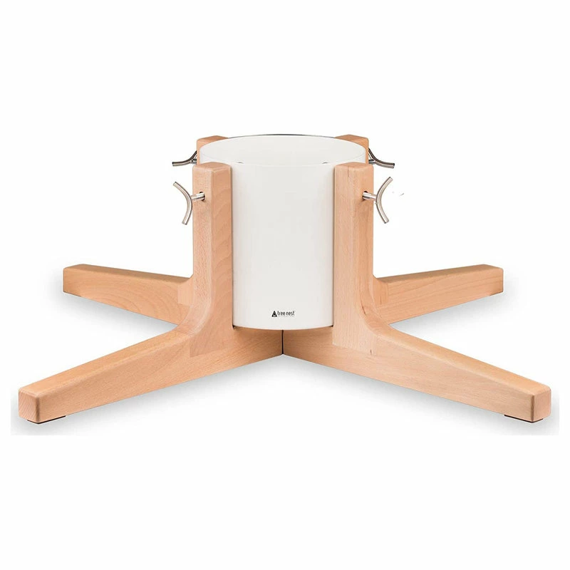 Budget 😀 Tree Nest, #220675 Large White Rustic 🎄 Christmas Tree Stand 🛒