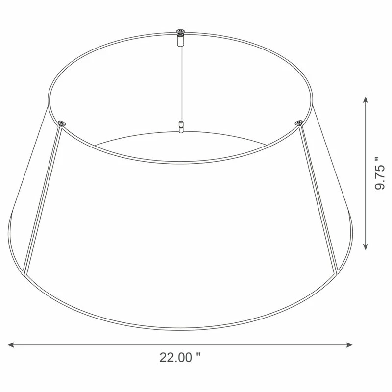 Budget ๐ Glitzhome Black ๐จ Hammered Metal Tree Collar, 22"D ๐ - Image 4