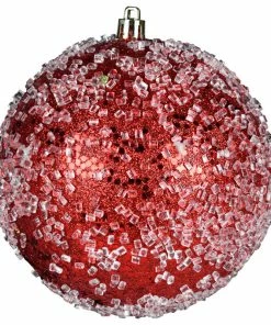 Promo ๐ Vickerman Company 10" Red Glitter Hail Ball ๐
