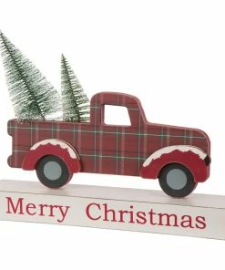 Cheap 🎉 Glitzhome 8" Enameled Metal/Wooden Wall Decor Or Table Decor, Set Of 2 😉