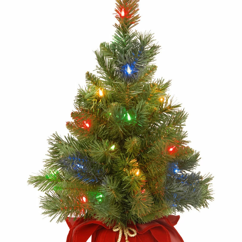 Hot Sale ๐ National Tree Company 24" Majestic Fir Tree With Battery Operated Multicolor LED Lights ๐ - Image 2