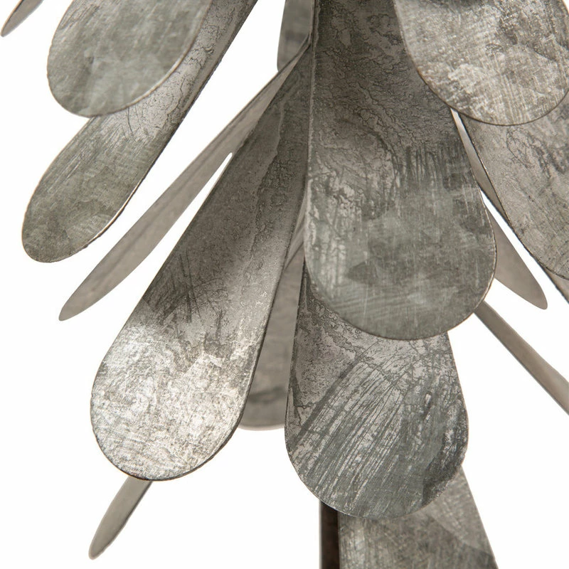 Brand new π Glitzhome 14.5" Galvanized Metal π Christmas Table Tree Decor 𧨠- Image 3