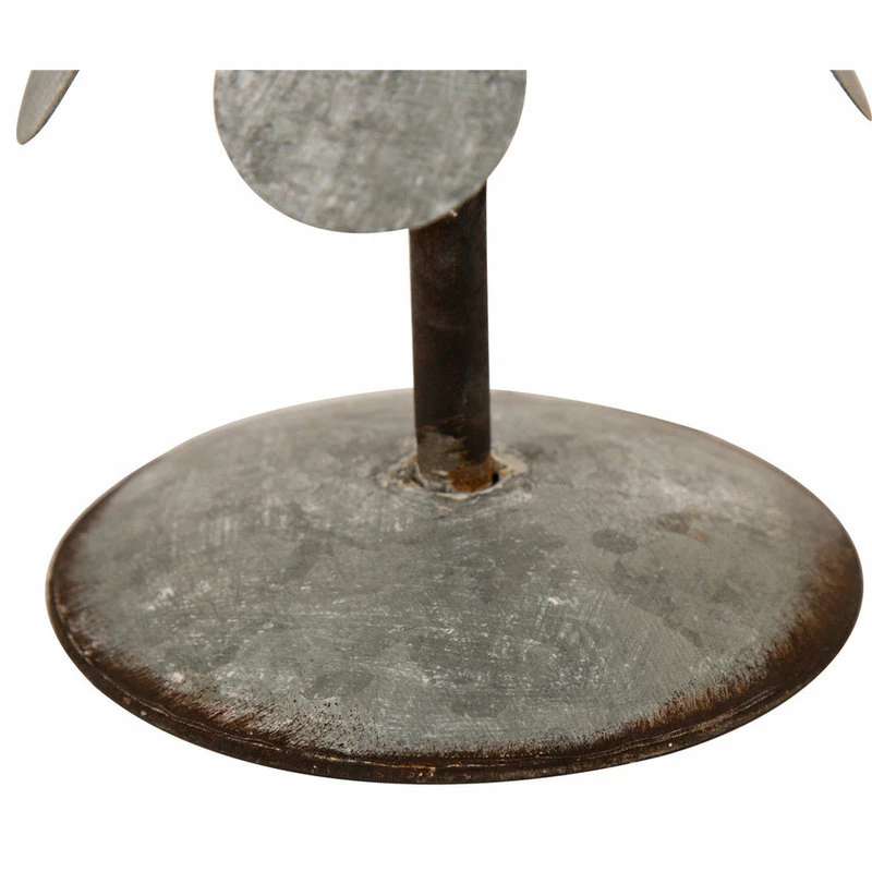 Brand new π Glitzhome 14.5" Galvanized Metal π Christmas Table Tree Decor 𧨠- Image 4