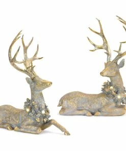 Discount 👏 Melrose International LLC Deer With LED Light, 2-Piece Set 🤩