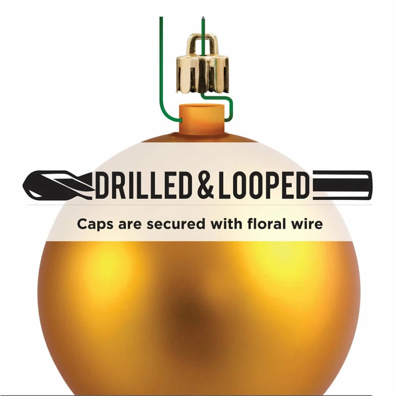 Coupon 👍 Vickerman Company Vickerman N591503DG 6" Red Glitter Ball Ornament, 4 Per Bag ❤️ - Image 3