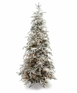Flash Sale ๐ Direct Export 9' Flocked Balsam Prelit Artificial ๐ Christmas Tree โจ