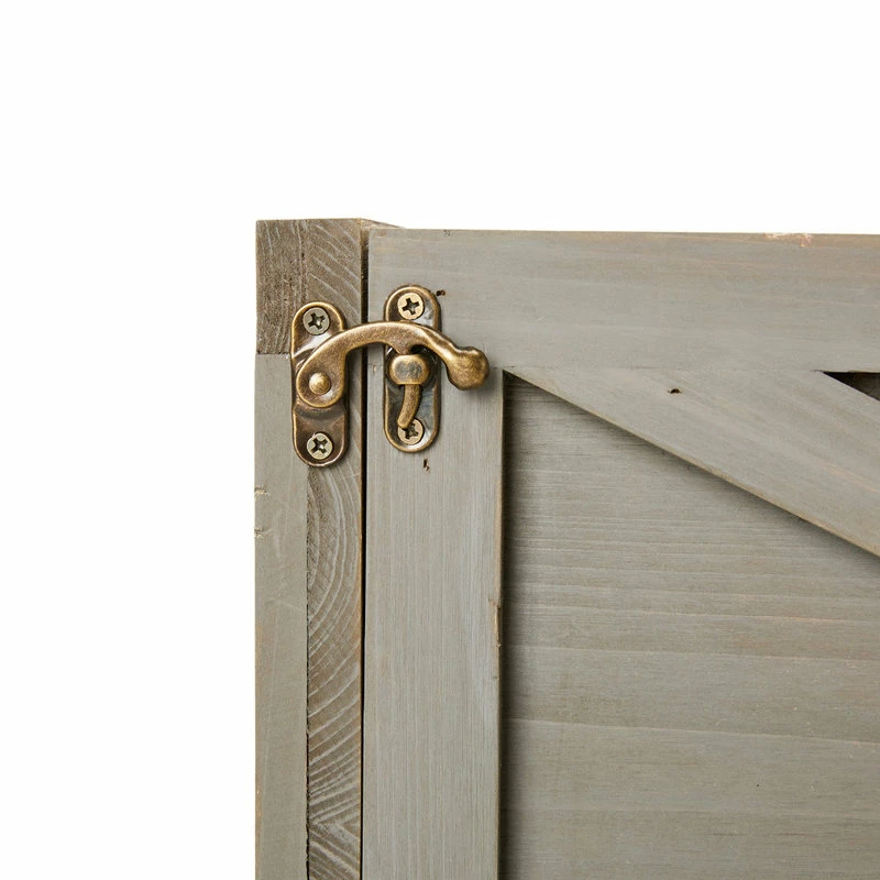 Discount ⌛ Glitzhome Washed Wooden Tree Collar, Gray, 26"lx26"w 🎁 - Image 5