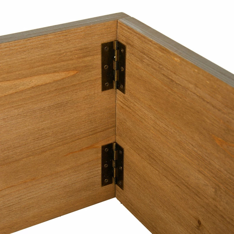 Discount ⌛ Glitzhome Washed Wooden Tree Collar, Gray, 26"lx26"w 🎁 - Image 7