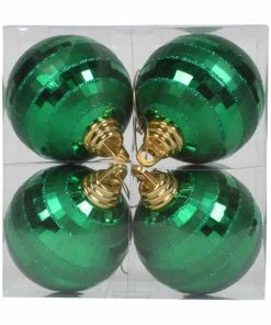 Flash Sale ๐ Vickerman Company Vickerman 4" Matte Mirror Ball, Set Of 4, Green ๐ฅ