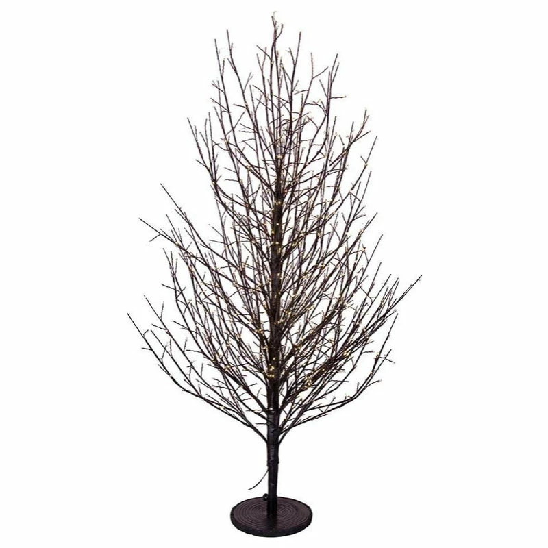 Brand new ✔️ Kurt S. Adler, Inc. Kurt Adler 4' Dark Brown Twig Tree With 1000 Warm White Cluster Lights 😉