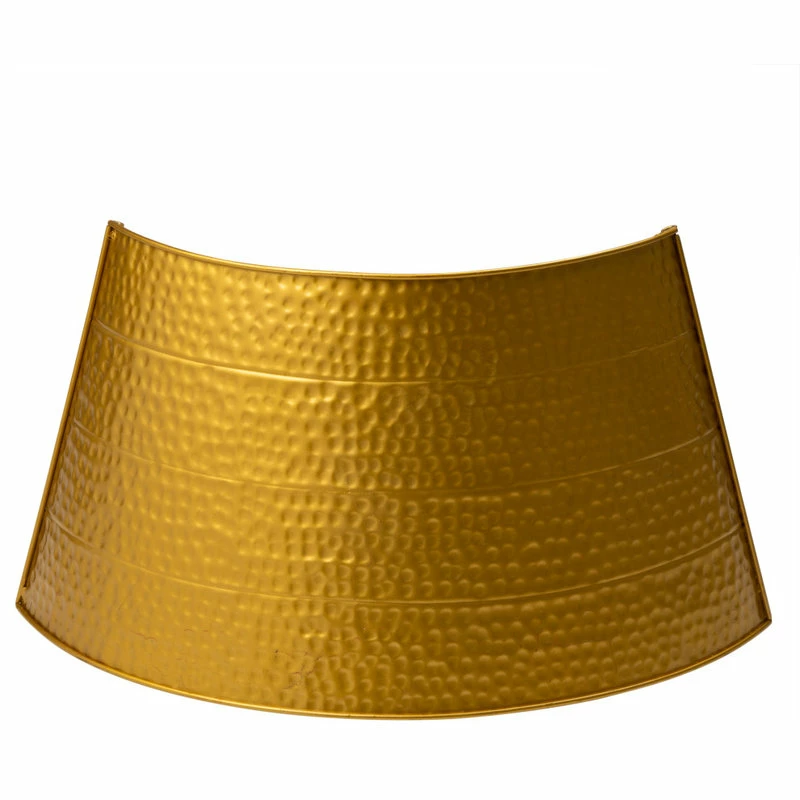 New 🥰 Glitzhome 26"D Golden 🔨 Hammered Metal Tree Collar 👏 - Image 6