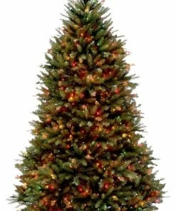 Wholesale 😍 National Tree Company 6 1/2' Dunhill Fir Hinged Tree With 650 MULti Lights 😍
