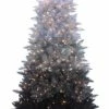 Promo 👍 Gerson Company 7.55Ft. Vintage Black Ombre Spruce With 600 Clear Lights, 7.5 Foot 🌟